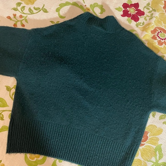 monki forest green knitted mock neck - Picture 3 of 5